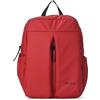KCB Zaino piccolo Skid, design urbano e funzionale, tasche interne ed esterne organizzate, tasca nascosta di sicurezza, manici regolabili, 100% vegano, rosso, Piccolo, Casual
