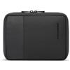 PIQUADRO - Beauty Case Modulare in Tessuto Riciclato - Uomo - Nero | Doppio scomparto, Formato da viaggio, Organizzazione interna
