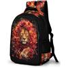 WECECE Zainetto Lion Ragazze 12 Anni Borsa Scuola Lion Animal King Ragazza Classe 3 4 5 Cartella Scolastica, Comodo Impermeabile Gita Scolastica Viaggio Bookbag