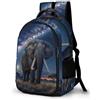 WECECE Zaino Scuola Elephant Bambini 6-10 Anni Zaino per Computer Cute Animal Studenti Classe 1-3 Cartella Moderno Impermeabile Gita Scolastica Viaggio Daypack