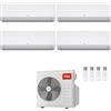 Tcl CONDIZIONATORE TCL QUADRI SPLIT SAVEIN F6 9000+9000+9000+12000 BTU WIFI INVERTER MT3240 A++