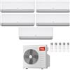 Tcl CONDIZIONATORE TCL PENTA SPLIT SAVEIN F6 12000+12000+12000+12000+12000 BTU WIFI INVERTER MT4250 A++