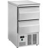 Saladette refrigerata a 2 cassetti. Piano di lavoro inox. 45x70x87,8H.