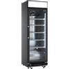 Frigo vetrina bibite - Lt. 360 - Dim. cm. 68,5x68x194H - Colore Nero