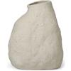 Ferm Living - Vaso Vulca - Bianco - Gres smaltato - Designer Trine Andersen