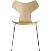 Fritz Hansen - Sedia impilabile Grand Prix - Legno naturale - Rovere - Designer Arne Jacobsen