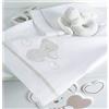 Foppapedretti Set Lenzuola Letto 3 Pezzi Dolcecuore - 100% Cotone