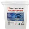 PURE CHEMICAL by CHOSA CHOSA Soda Caustica Idrossido di Sodio Granulato 1kg Sacchetto | NaOH Stura Lavandini e Scarichi, Puro, Senza Additivi, Confezione Richiudibile, per la Pulizia di Casa, per Sapone