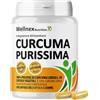 Wellnex Nutrition Curcuma Purissima 180 Capsule Vegetali - Senza Piperina | Wellnex Nutrition | 100% Polvere naturale di Curcuma Longa L. in Capsule, Formula essenziale | Senza Zenzero | Senza pepe nero