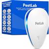 PestLab Repellente ad ultrasuoni per parassiti - Repellente per insetti da interni per topi, roditori, ratti, scarafaggi, formiche, ragni, zanzare e cimici dei letti - Dispositivo elettronico di