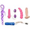 Nightshift Set di vibratore deluxe composto da vibratore per punto G, vibratore per il punto G, mini dildo anale, mini pene.