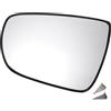 MIRROVIA Specchio Retrovisore Riscaldato Per Kia Carens 13-18 1 Pezzo | Sinistro Laterale Vetro Ricambio Convesso Bianco Con Piastra Di Supporto Regolazione Elettrica 2 Pin 19.5cm