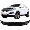 SCOUTT Deflettore Protezione Cofano per Kia Sportage SL 2010-2015, Migliora l'Aerodinamica dell'Auto, e Spoiler, Nero