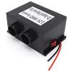 Cryfokt Riscaldatore Silenzioso per Auto, 12 V, 600 W, Kit Sbrinatore Elettrico Portatile per Parabrezza, Ventola Termica Integrata, Uffici (acciaio Inossidabile, Foglio di alluminio)