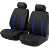 Walser coprisedili auto 2 Coprisedili anteriori Hastings con cerniera, ZIPP-IT Premium rivestimenti autos for Normal Seats, 2 Front Seat Covers-Car