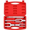 Thryvix Set separatore Giunti sferici 5 Pezzi, forche per tiranti, attrezzo rimozione Tirante e Bracci Pitman, per Giunti Auto Camion Leggeri sterzo sospensioni Officina