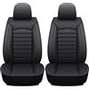 RFUJBPDZA 2 Pezzi Auto Coprisedili Set per Hyundai Tucson N-Line NX4 2021-2025 Coprisedili Anteriori in Pelle Impermeabile Antiscivolo Universale Comodo Accessori,B