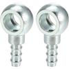 QUARKZMAN 12mm Diametro 7.7 mm OD Adattatore Banjo per Moto 2