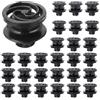 Kirunvia 30 Clip Fissaggio Auto 3B0868243 Nylon Nero Compatibile Golf Passat | Tampone Antivibrazione Incluso, Testa 22mm, Gambo 10mm, per Fori 10mm, Installazione a Pressione, Sostituzione Ricambi