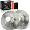 Frankberg 2 dischi freno posteriori pieni Ø258mm 1694230912 1694230312 | Compatibile con: Classe B W245, Classe A W169
