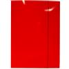 BIGO LUX - Cartelline portadocumenti formato DIN A4, cartone da 450 g/m² | Cartellina portadocumenti con 4 alette interne ed elastico, superficie lucida, robusta cartellina portadocumenti per ufficio