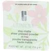 Clinique Stay-Matte Sheer Pressed Powder 7,6 g tonalità 101 Invisible Matte