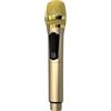 Greensen Microfono Wireless Senza Fili, Microfono Karaoke Portatile Con Display Led, Plug And Play, Portata 50M, Ideale Per Canti, Feste E Conferenze All'Aperto - Oro
