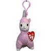 BEANIE BABIES TY Beanie Boo's Clip - Alpaca Lana Portachiavi - 7 CM