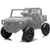 Mondial Toys Kit 4 Ruote in Gomma EVA XL con Copriruota per UTV CAT Caterpillar 24V - Ruote Antiscivolo Silenziose, Maggiore Aderenza e Comfort di Guida