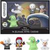 Little People Collector Disney - Set edizione speciale Nightmare Before Christmas di Tim Burton, 4 personaggi da collezione inclusi, giocattolo per bambini, 8+ anni, HNW96