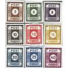 Prophila Collection Soviet Zone (Allied.Cast.) 42A-50A (Completa Edizione) MNH ** MNH 1945 Numeri di Serie (Francobolli per i Collezionisti)