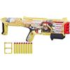 Nerf Transformers Bumblebee Dart Blaster, 8 freccette Nerf Elite, azione a pompa, giocattolo in schiuma, per bambini e bambine di 8 anni