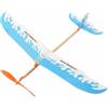 Gralara Aereo Planante in Schiuma a Elastico Aereo a Propulsione Manuale Aquilone a Mano Modello Volo con Alta Durata di Planata Montaggio Semplice alla, Color to 2