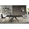Capodarte Tavolo allungabile 240 cm piano grès porcellanato NESTORE Nero