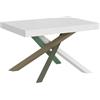 Itamoby Tavolo allungabile 90x120/224 cm Volantis Bianco Frassino telaio 4/A