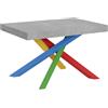 Itamoby Tavolo allungabile 90x120/224 cm Volantis Cemento telaio 4/B