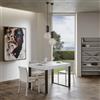Itamoby Tavolo allungabile a 234 cm TECNO 90X130 Bianco Frassino