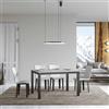 Itamoby Tavolo allungabile fino a 224 cm EVERYDAY Evolution 120 con piano finitura Bianco Frassino