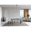Itamoby Tavolo everyday Allungabile piano Cemento 90x130 Allungato 234 telaio Antracite