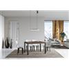 Itamoby Tavolo everyday Allungabile piano Noce 90x130 telaio Allungato 234 Antracite