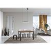 Itamoby Tavolo everyday Allungabile piano Quercia Natura 90x130 Allungato 234 telaio Antracite