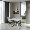 Itamoby Tavolo Volantis Allungabile 234 cm piano Bianco Frassino 90x130 telaio 4/A