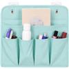 HMCEY Organizer da Appendere con Tasche,HMCEY Portaoggetti da Appendere con Ganci | In Tessuto Oxford,Tasche Di Diverse Dimensioni,Inodore,Resistente Agli Strappi,per Camera da Letto, Cucina, Bagno
