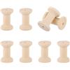 QUARKZMAN 8 Pezzi 1.97In Bobine Vuote in Legno Naturale Colore Legno | Bobine In Legno Per Intreccio Filo Corda Cucito Spago Nastro Avvolgimento, Per Artigianato, Per Filato, Bobine In Legno