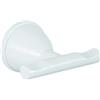 Gedy Genziana gruccia Doppio, Acciaio Inox E cromall, Bianco, 5,5 X 6,5 X 3,8