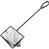 Amtra - Retino per Pesci d'Acqua Dolce o Salata, Retino Acquario in nylon a maglia fine, Manico Rinforzato, Resistente, 12X36 CM