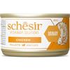 Schesir Veterinary Solutions Urinary, Filetti al Pollo, Alimento Umido Dietetico per Gatti Adulti, Supporto Vie Urinarie e Dissoluzione Calcoli di Struvite, 8 x 80g