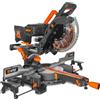 WEN Serie Apex Pro MM1510 Sega per troncatrice composita scorrevole a doppia smussatura da 15 Ampere 25,4 cm con linea di taglio LED e raccolta della polvere assistita dalla ventola