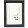 Hama Cornice in legno Serena nero 20x30 cm"