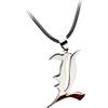 CekoCk ciondolociondolo da uomocollane for donnaDeath Note L Lawliet Collana in Acciaio Inossidabile Old English Lettera Ciondolo Perline Collane a Catena Accessori Cosplay
